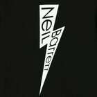 Boys Black Printed Sweatshirt, 1, hi-res