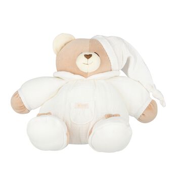 Beige & White Teddy Bear 25CM