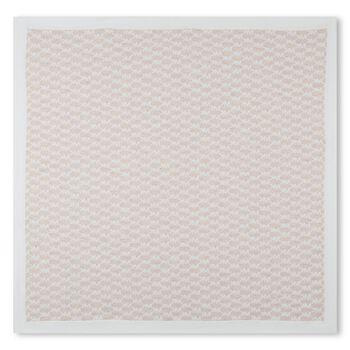 بطانيه بنات باللون العاجى والوردى 