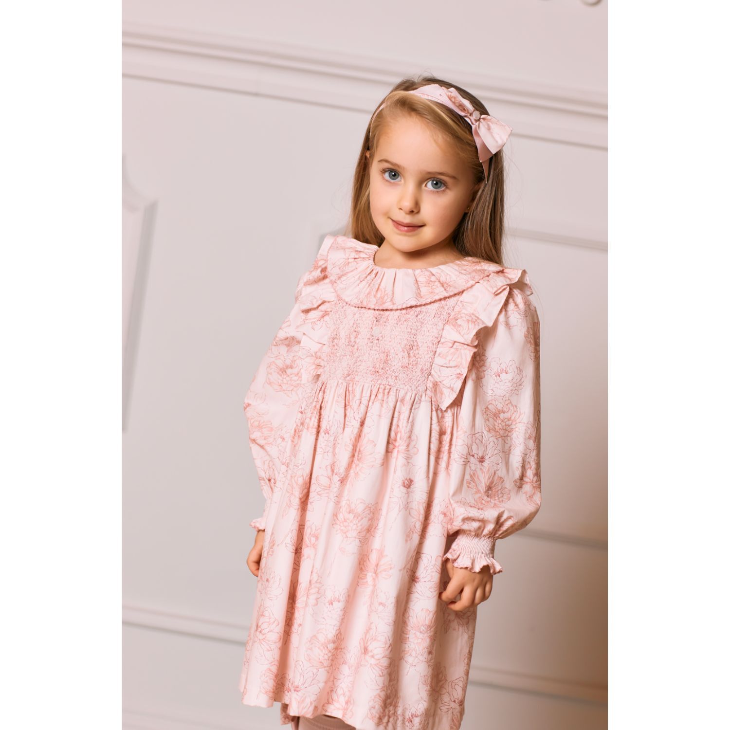 Girls Pink Bow Headband, 1, hi-res image number null