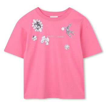 Girls Pink Logo T-Shirt