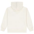 Girls Ivory Teddy Bear Logo Hooded Top, 1, hi-res