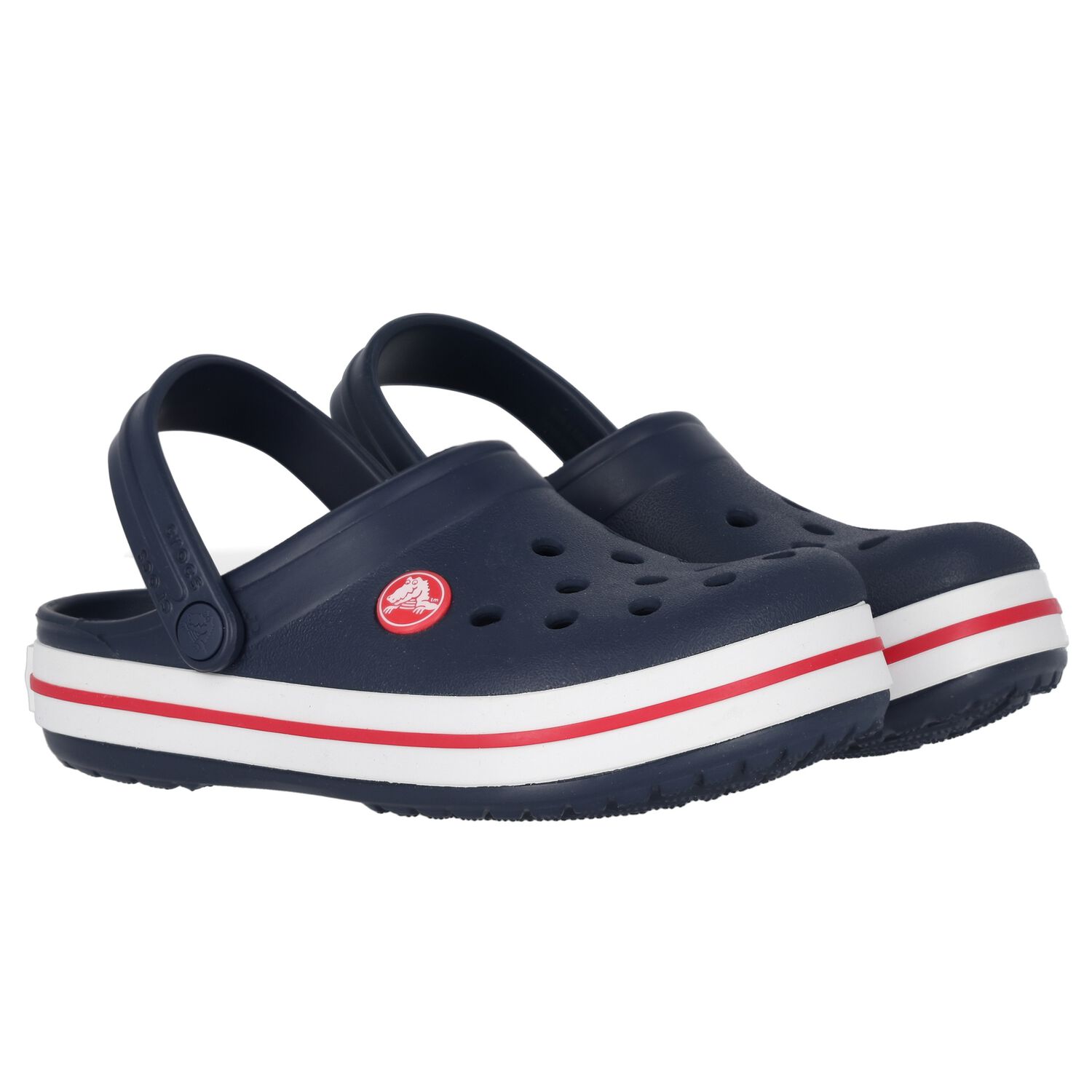 Navy Blue Crocband Clogs Sandals, 2, hi-res image number null