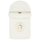 مدس بالشعار باللون العاجي والذهبي, 1, hi-res