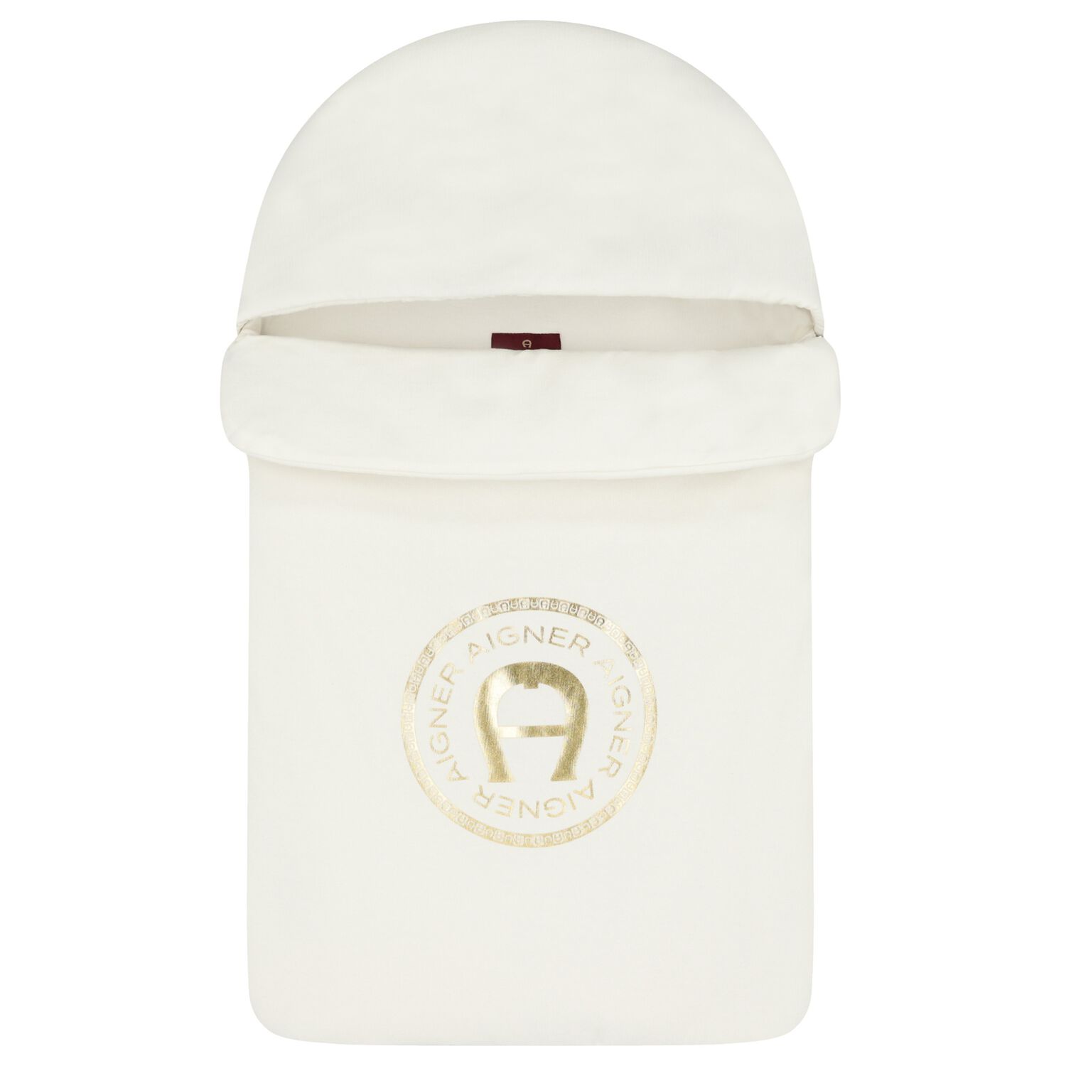 مدس بالشعار باللون العاجي والذهبي, 1, hi-res