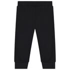 Baby Boys Black Logo Tracksuit, 1, hi-res