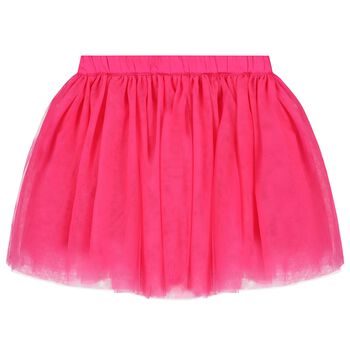 Girls Pink Tulle Skirt