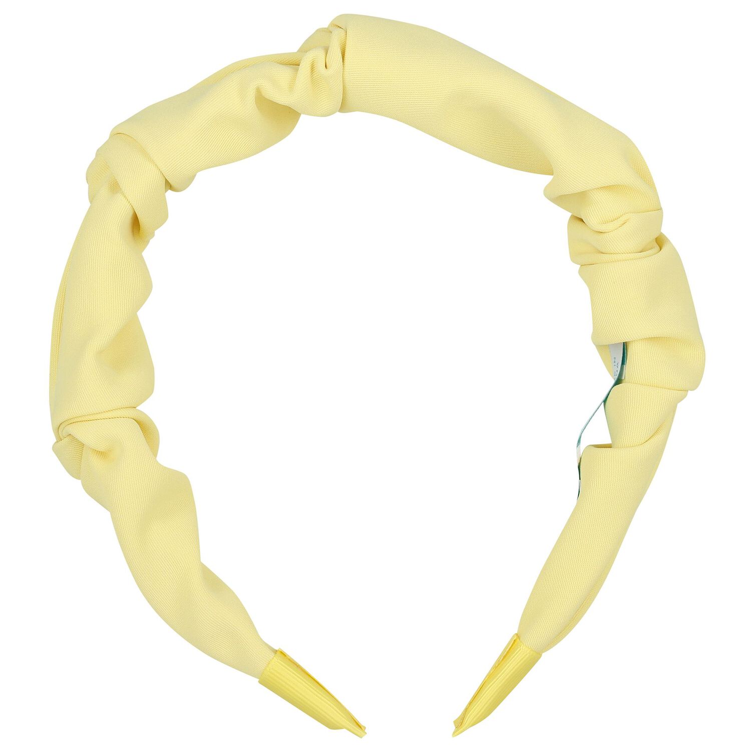 Girls Yellow Crepe Headband, 3, hi-res