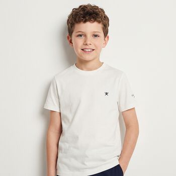 Boys White Logo T-Shirt