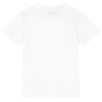 Girls White Tiger T-Shirt