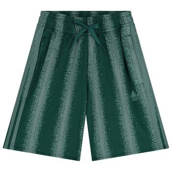 Boys Green Logo Minecraft Shorts
