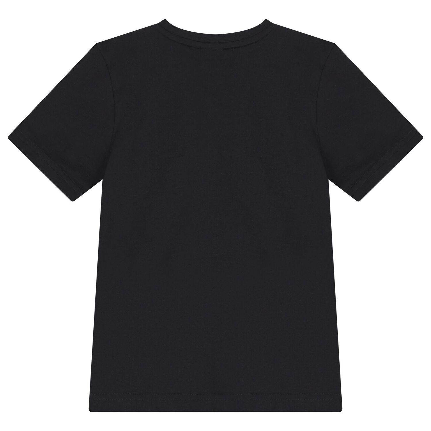 Boys Black Logo T-Shirt, 1, hi-res