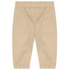 Beige & White 3-Piece Baby Tracksuit Gift Set, 3, hi-res