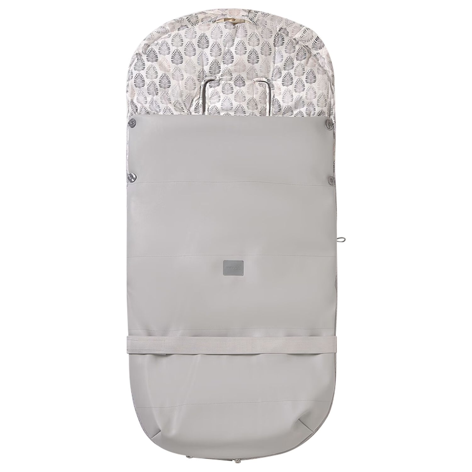 مدس اولاد بالشعار باللون الرمادى, 1, hi-res