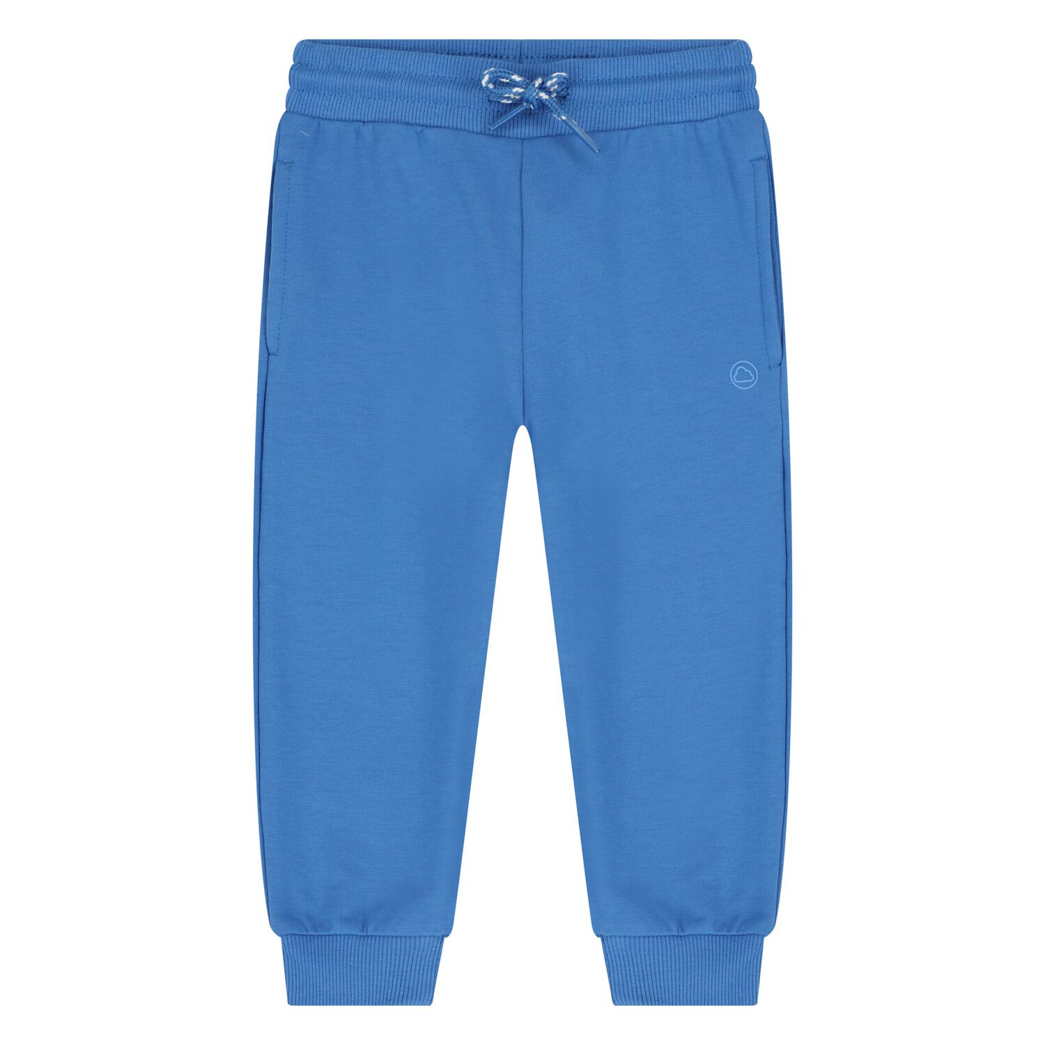 Younger Boys Blue Logo Joggers, 2, hi-res