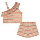 Girls Multi-Coloured Knitted Shorts Set, 3, hi-res