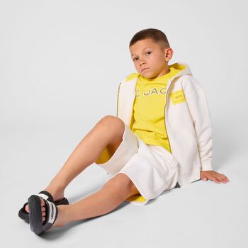Boys Ivory Logo Shorts