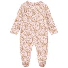 Baby Girls Pink & Gold Babygrow Gift Set (3 Piece), 2, hi-res