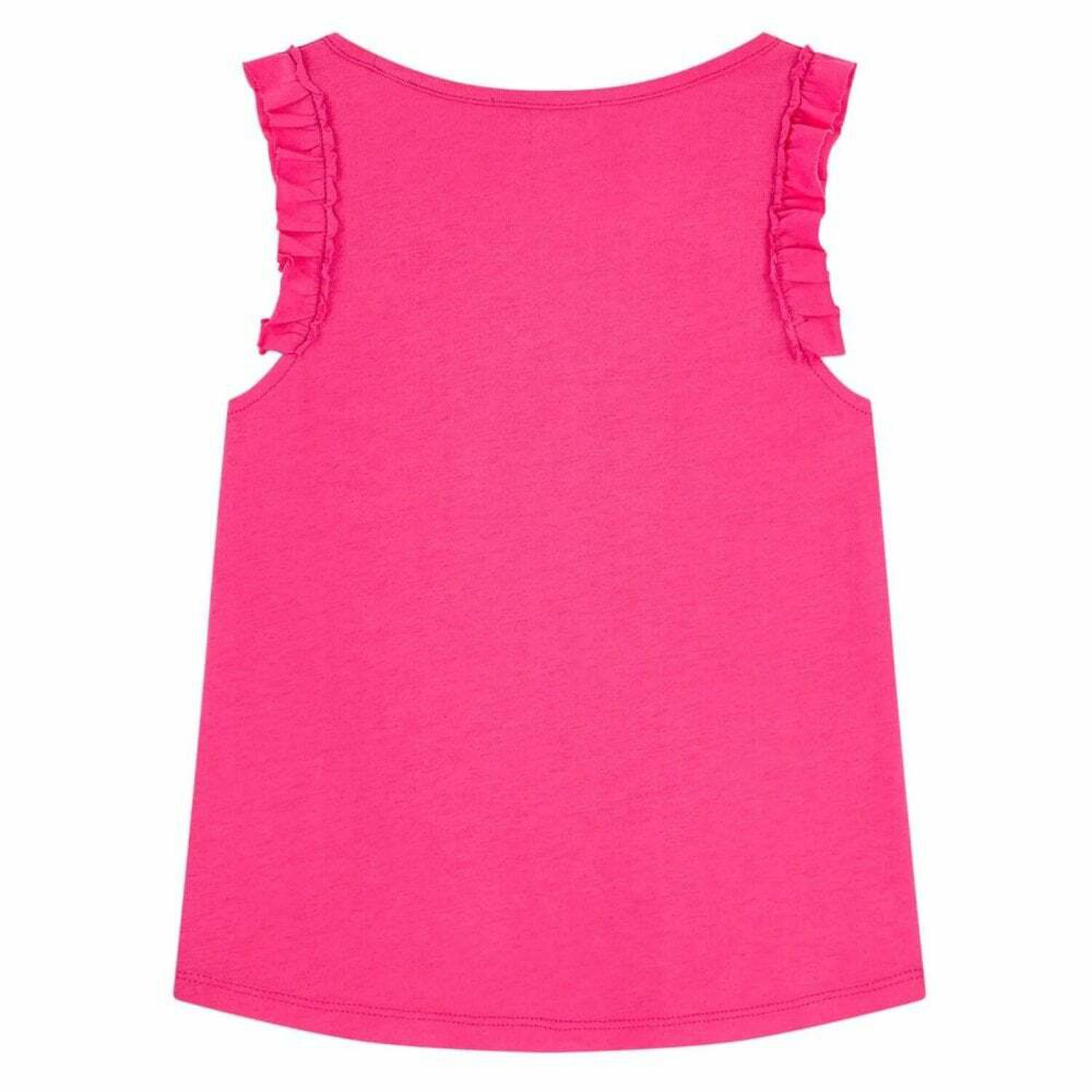 Girls Pink Logo Top, 1, hi-res image number null