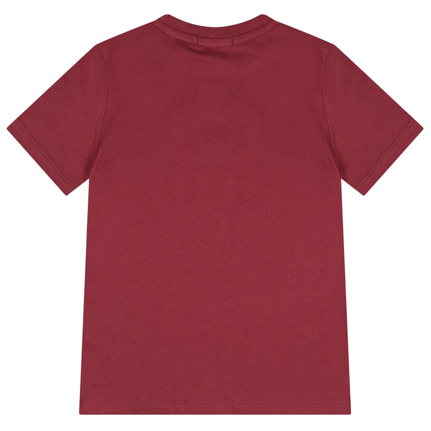 Boys Burgundy Logo T-Shirt, 1, hi-res