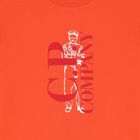 Boys Orange Logo T-Shirt, 3, hi-res