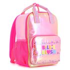 Girls Pink Logo Backpack ( 35cm ), 1, hi-res