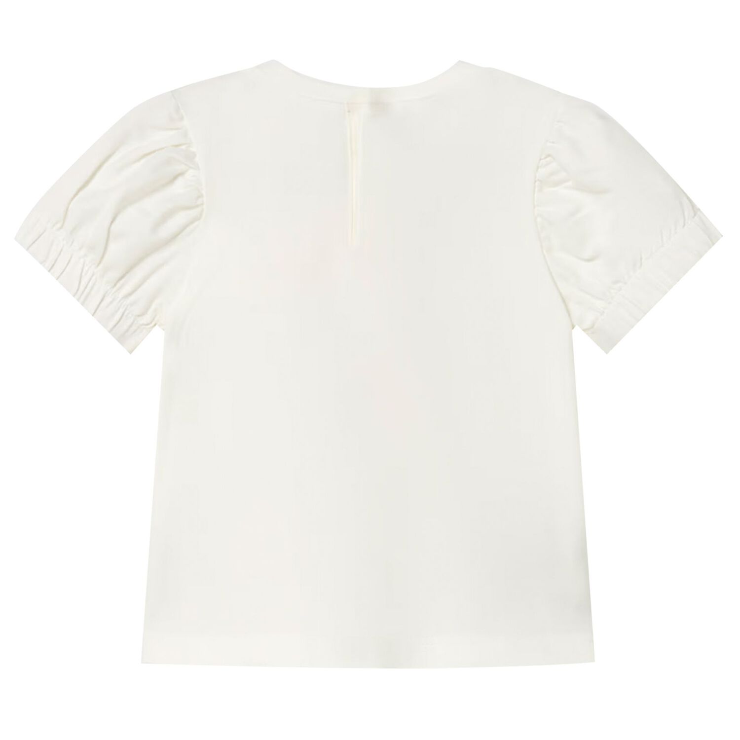 Younger Girls Ivory T-Shirt, 1, hi-res