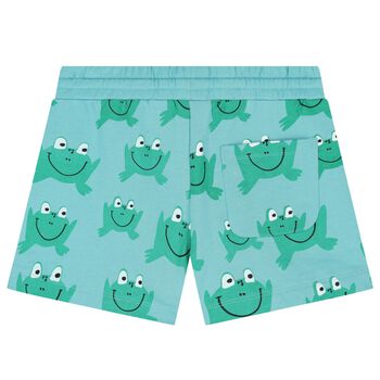 Boys Green Frog Shorts
