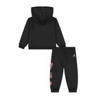 Younger Boys Black Jordan Logo Tracksuit, 1, hi-res