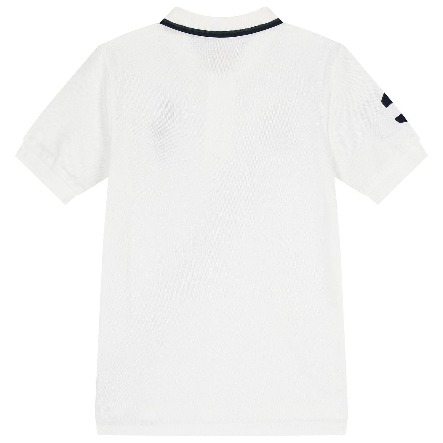 Boys White Pony Logo Polo Shirt, 1, hi-res image number null