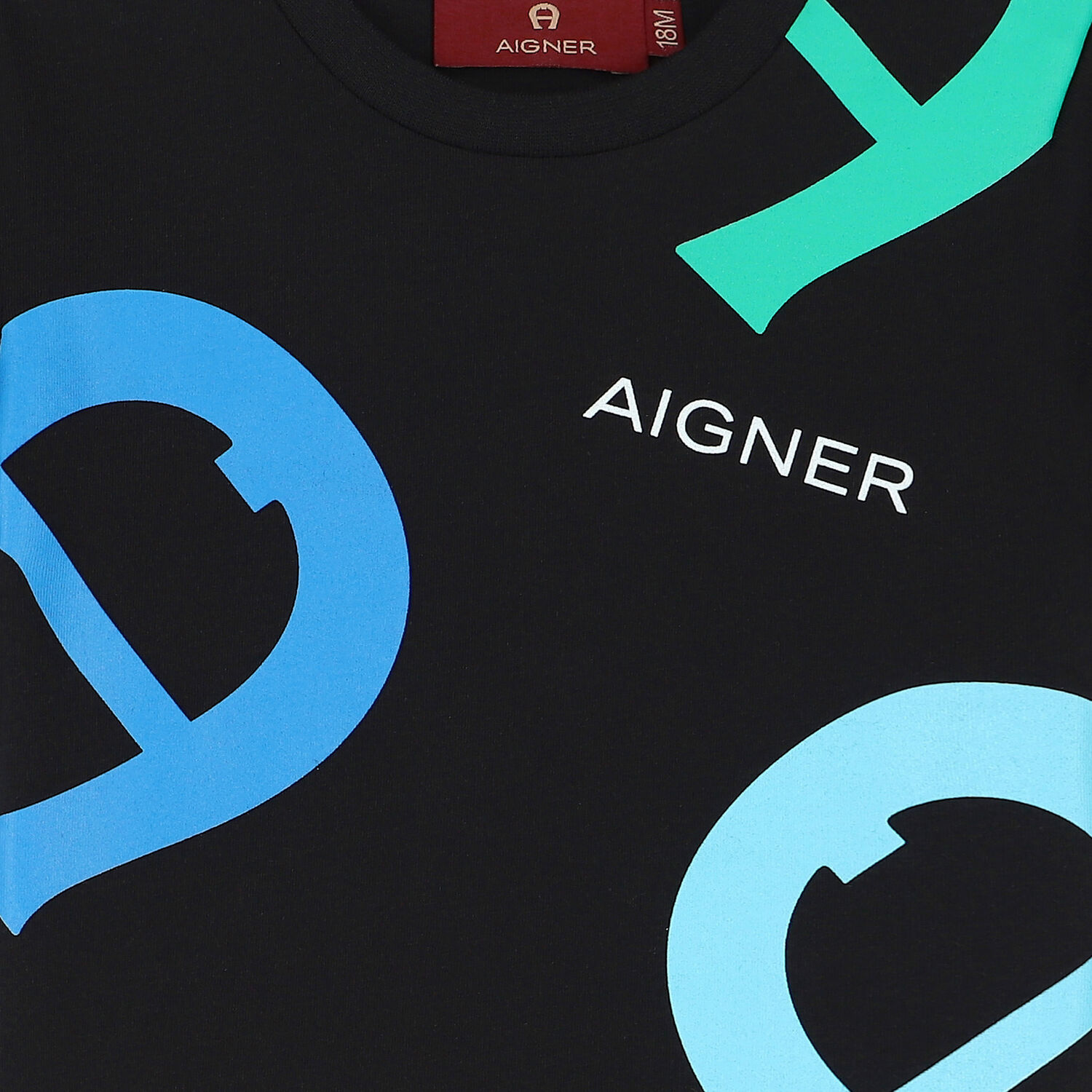 تيشيرت بالشعار باللون الأسود للأولاد, 1, hi-res