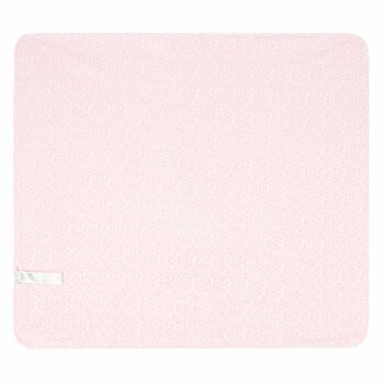 Baby Girls Pink Giraffe Logo Blanket