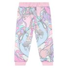 Younger Girls Pink & Blue Orchidee Joggers, 1, hi-res