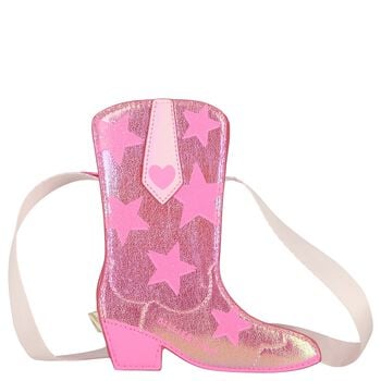 Girls Pink Boot Bag 