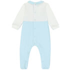 افرول مطرز باللون الابيض و الازرق للاولاد , 1, hi-res