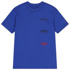 Boys Blue Logo T-Shirt, 1, hi-res