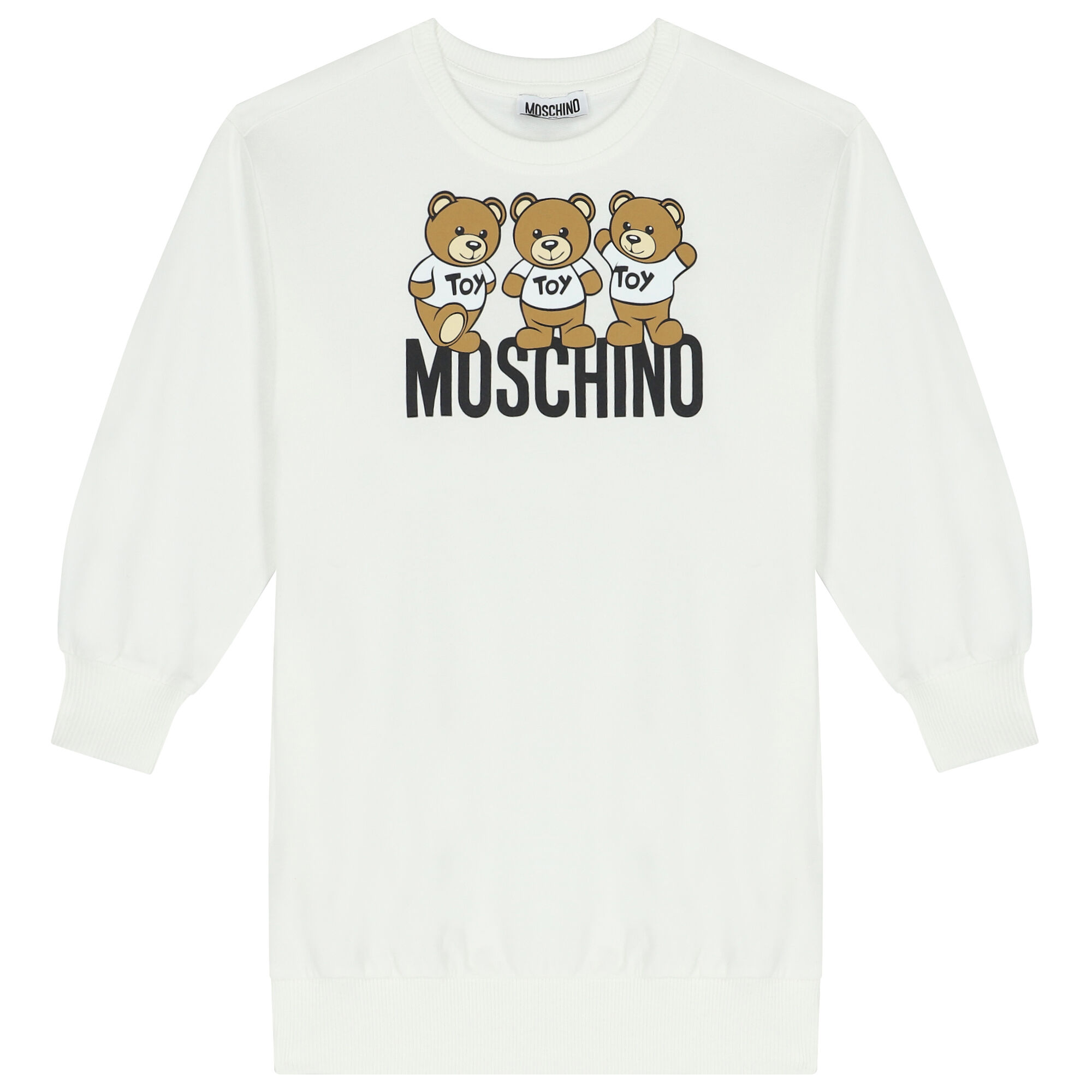 White clearance teddy sweatshirt