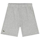 Boys Grey Logo Shorts, 2, hi-res