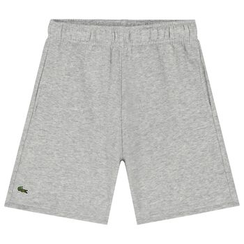 Boys Grey Logo Shorts