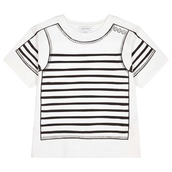 Girls White Logo T-Shirt