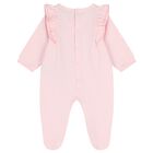 Baby Girls Pink Logo Babygrow Gift Set, 1, hi-res
