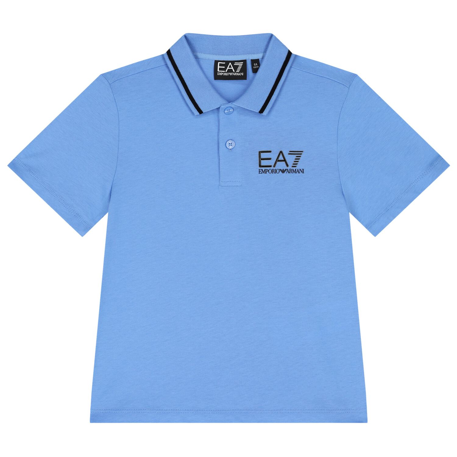 Boys Blue Logo Polo Shirt, 5, hi-res image number null