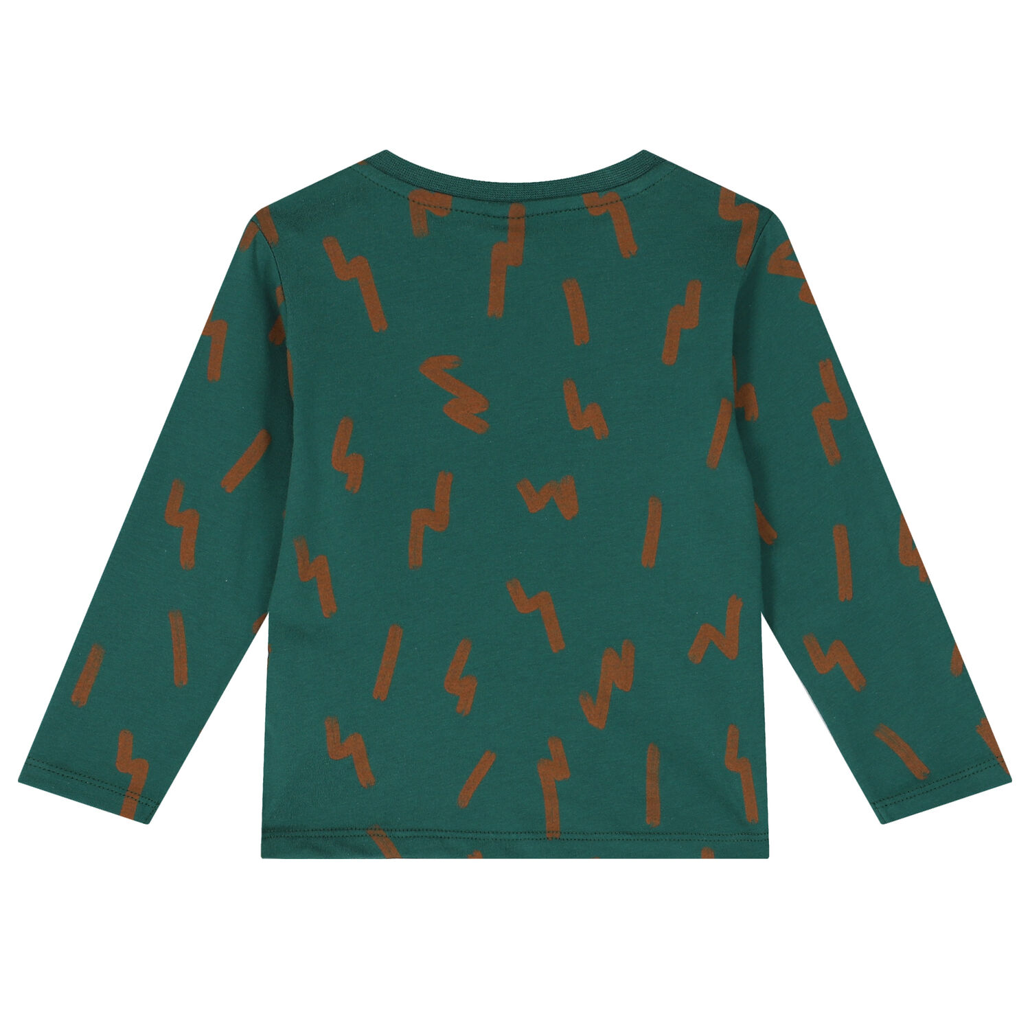 Younger Boys Green Bear Long Sleeve Top, 1, hi-res