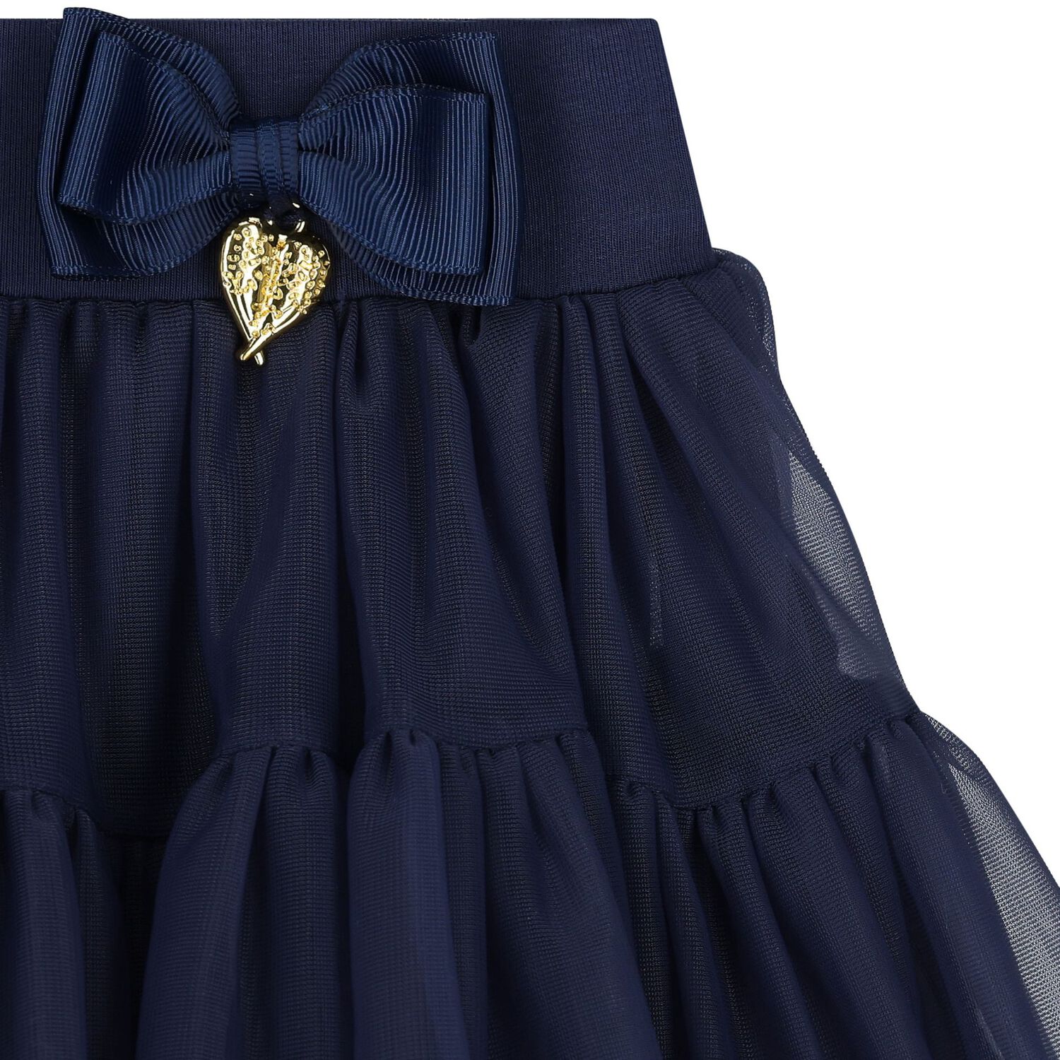 Girls Navy Blue Tulle Skirt, 4, hi-res image number null