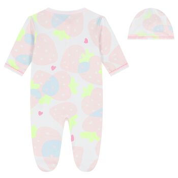 Baby Girls Pink Babygrow Gift Set