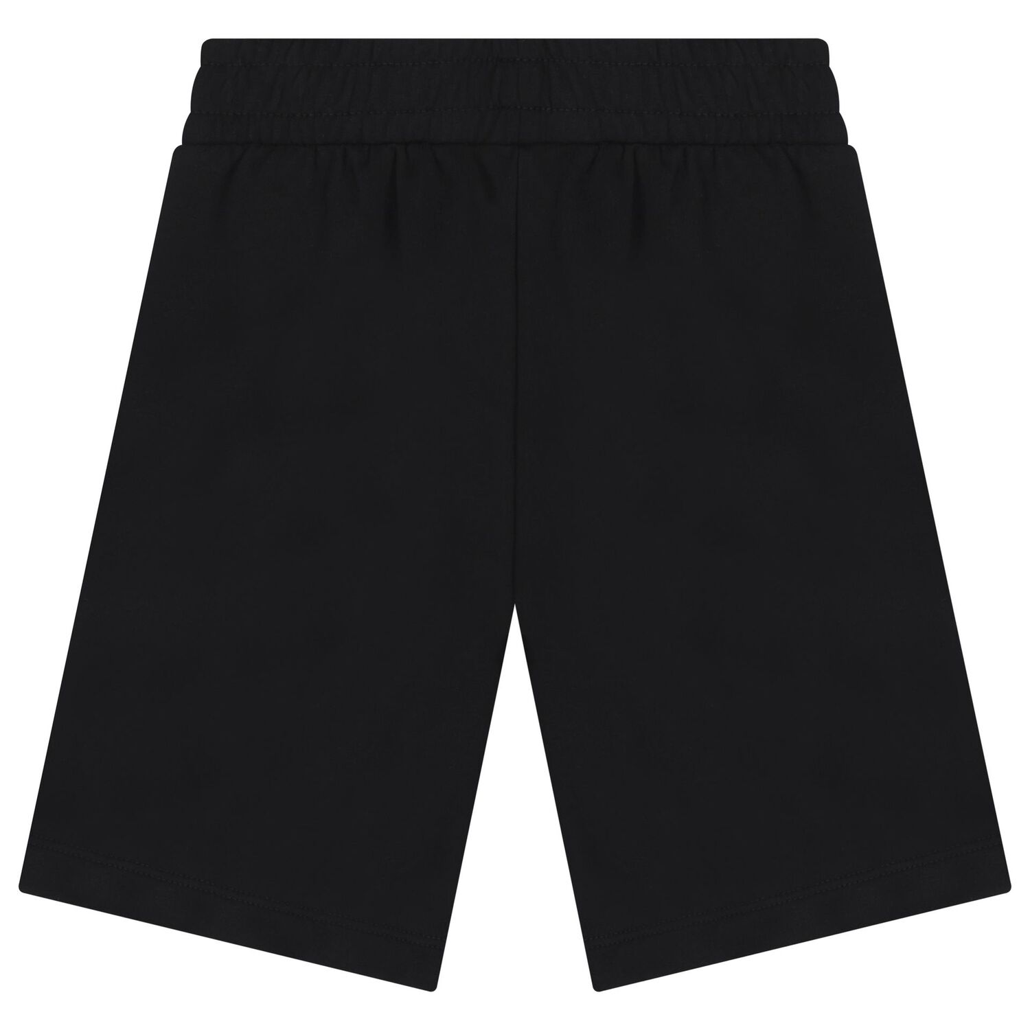 Boys White & Black Teddy Bear Logo Shorts Set, 1, hi-res