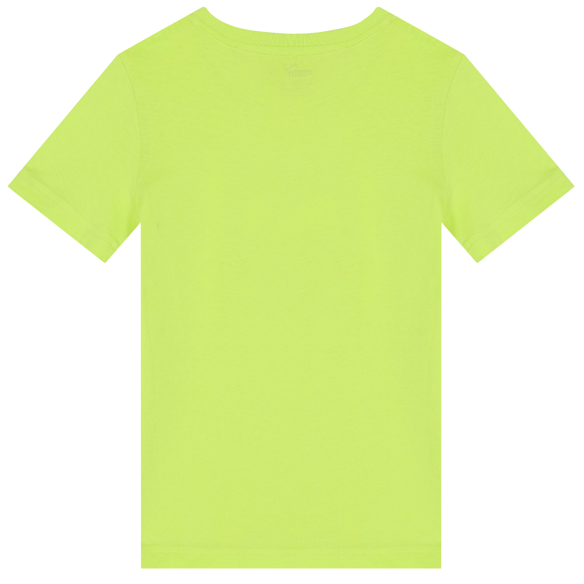Puma Boys Neon Green Logo T Shirt Junior Couture USA