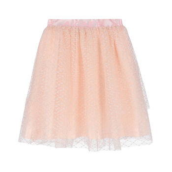 Girls Pink Tulle Skirt