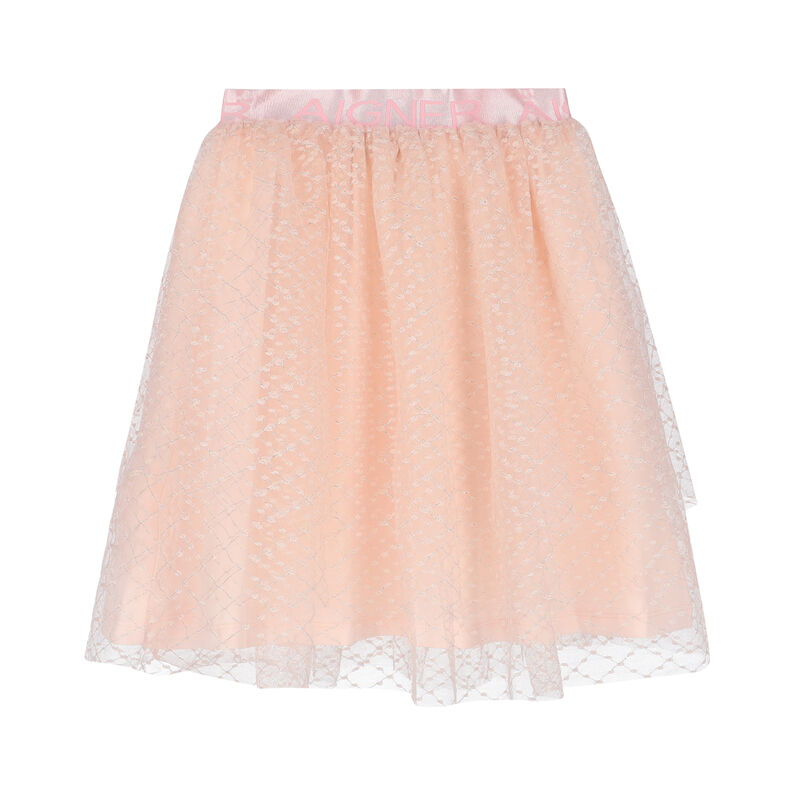 Girls Pink Tulle Skirt, 1, hi-res image number null