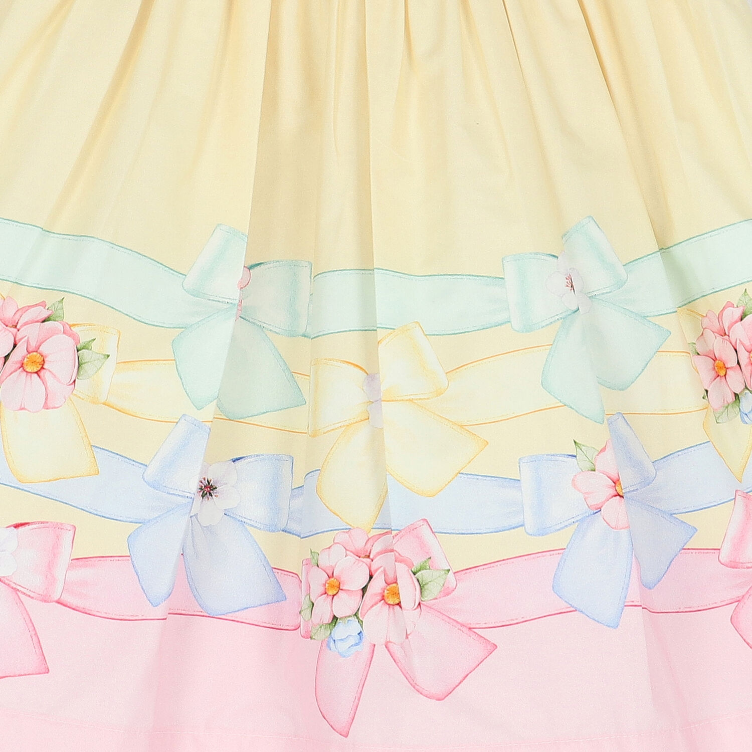 فستان بطبعة الزهور باللون الأصفر, 1, hi-res